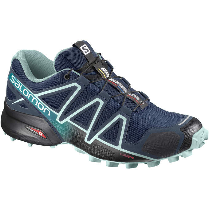 SALOMON SPEEDCROSS 4 W Philippines - Women's Trail Running Shoes - Navy | 820469-TYF